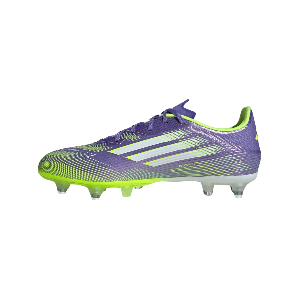 シューズ adidasF50 sg Adidas F50 League SG Football Boots Unisex - Purple/Lemon