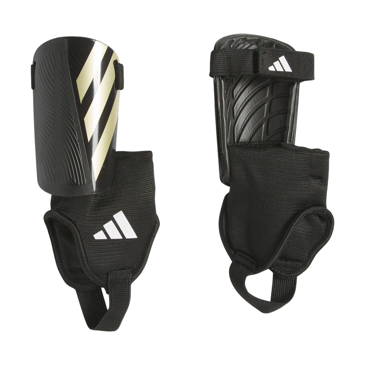 Adidas Tiro SG Match Shin Guards Junior - Black Black Gold Metallic White Accessories Adidas