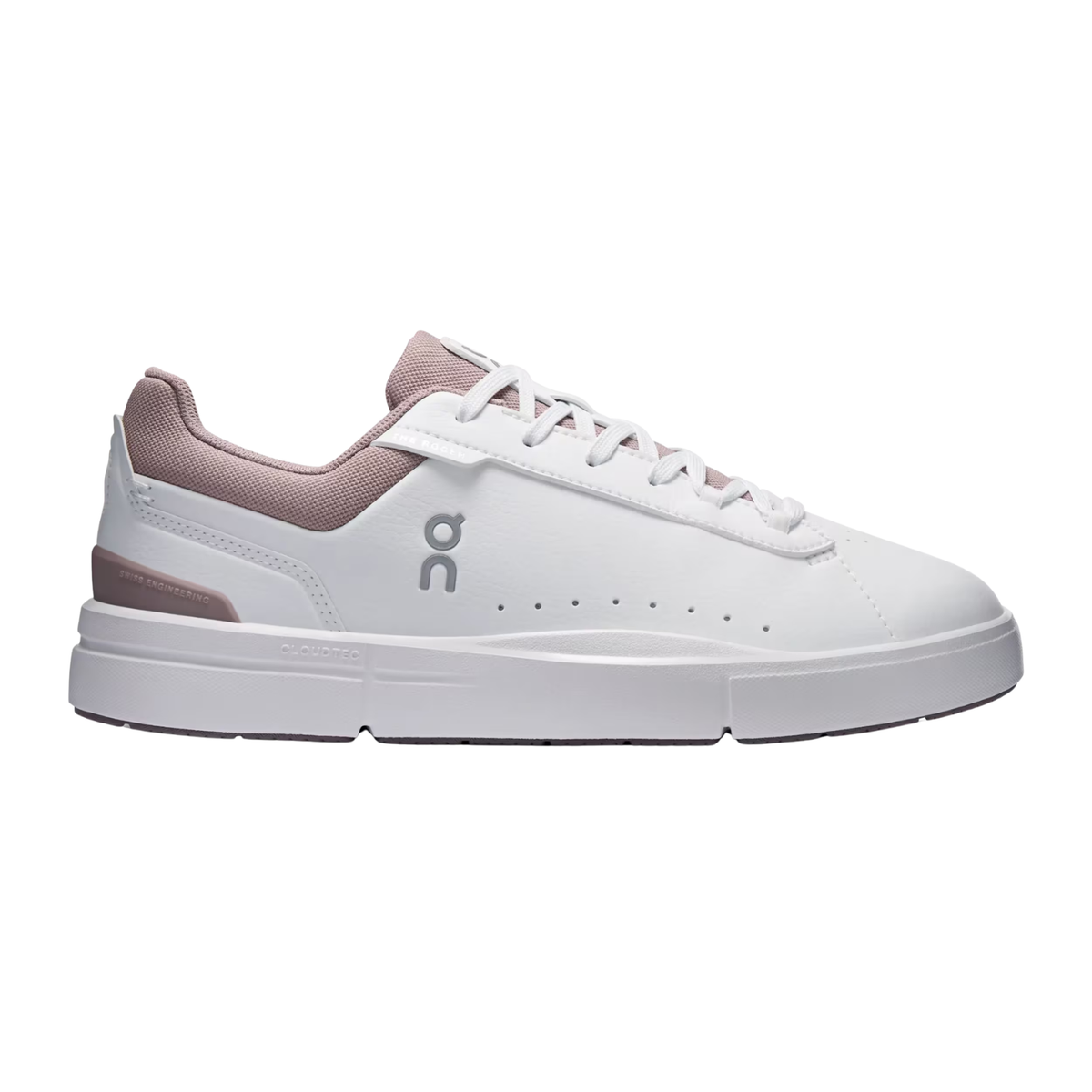 On Running The Roger Advantage Tennis Shoe Women - White/heron Tennis Shoes On Running