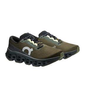 On Running Cloudmonster 3 Running Shoe Men - Olive/Eclipse Running Shoes On Running