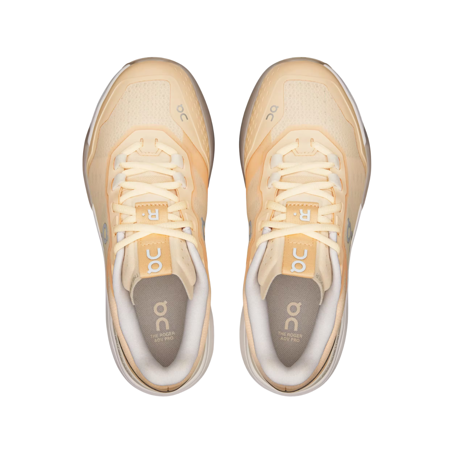 On Running The Roger ADV Pro Tennis Shoe Women - Blonde/Gardenia Running Shoes On Running