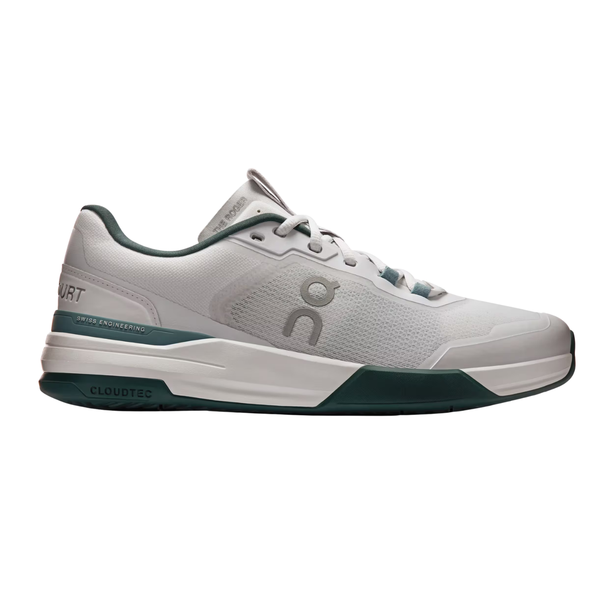 On Running The Roger ADV Pro Tennis Shoe Men - Frost/Evergreen Running Shoes On Running