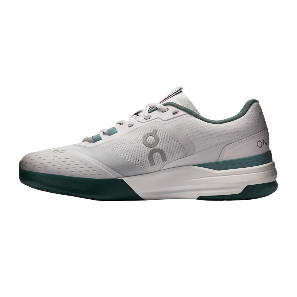On Running The Roger ADV Pro Tennis Shoe Men - Frost/Evergreen Frost Evergreen Running Shoes On Running