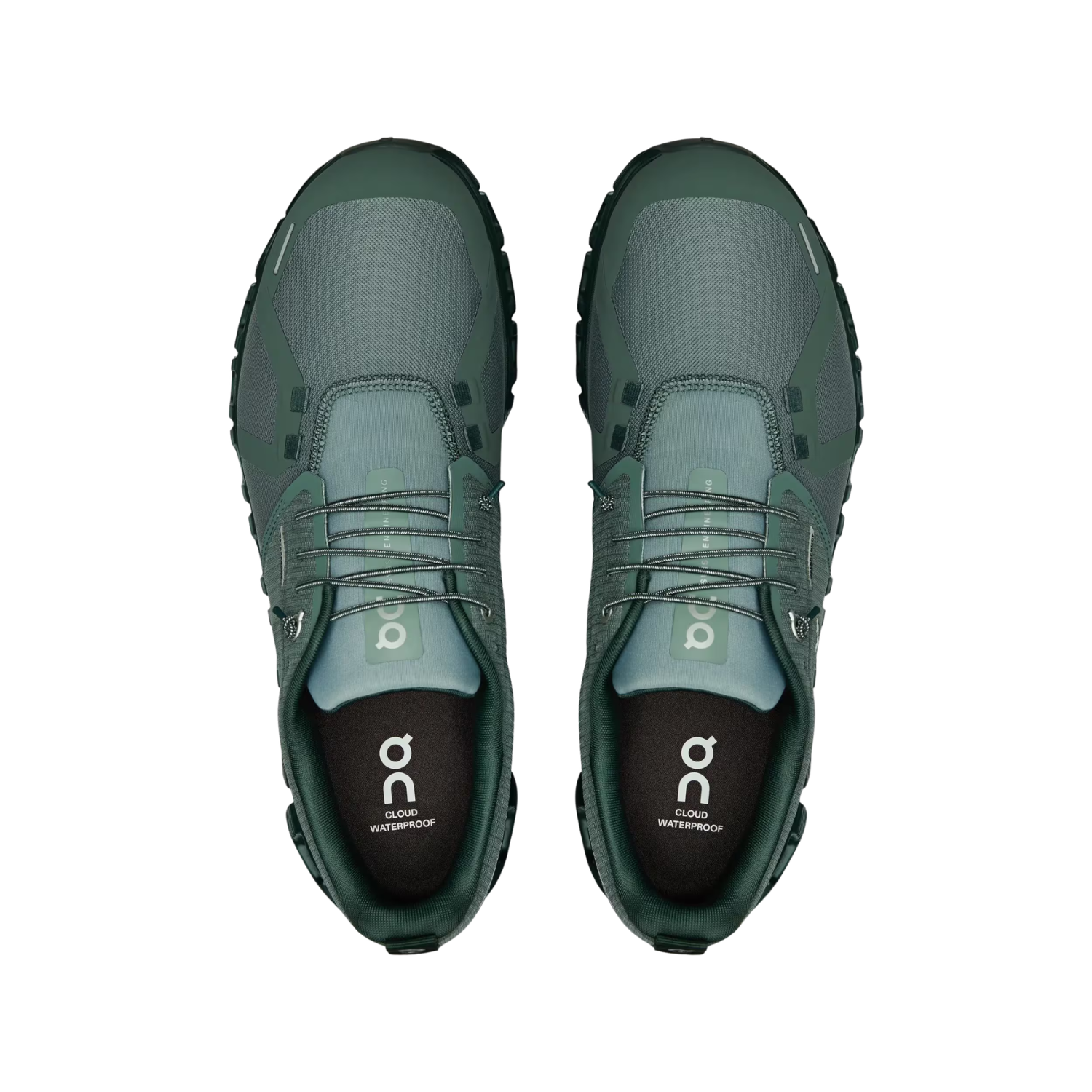 On Running Cloud 6 Waterproof Running Shoes Men - Olive/Evergreen Running Shoes On Running