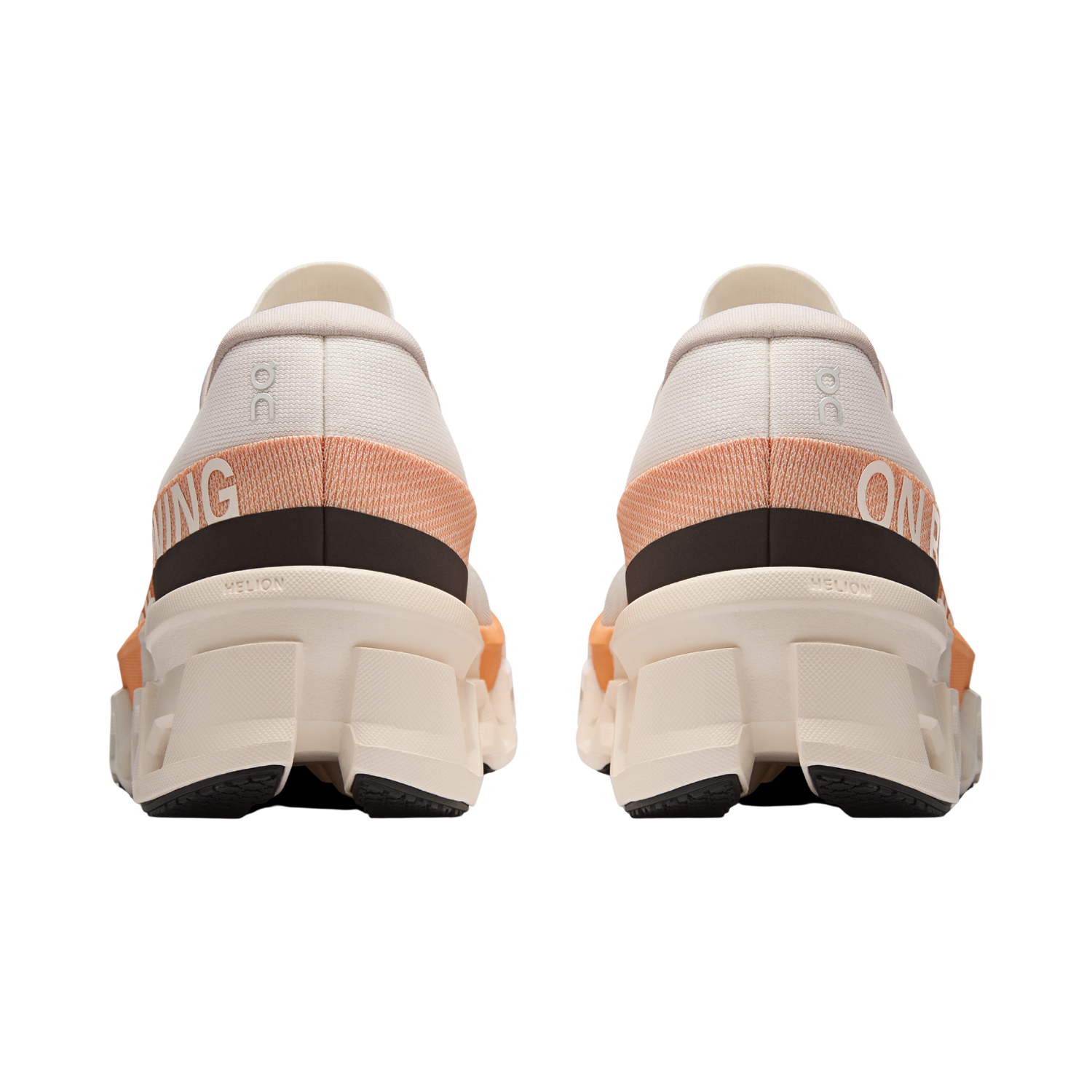 On Running Cloudmonster 2 Running Shoe Women - Ivory/Tangerine Running Shoes On Running