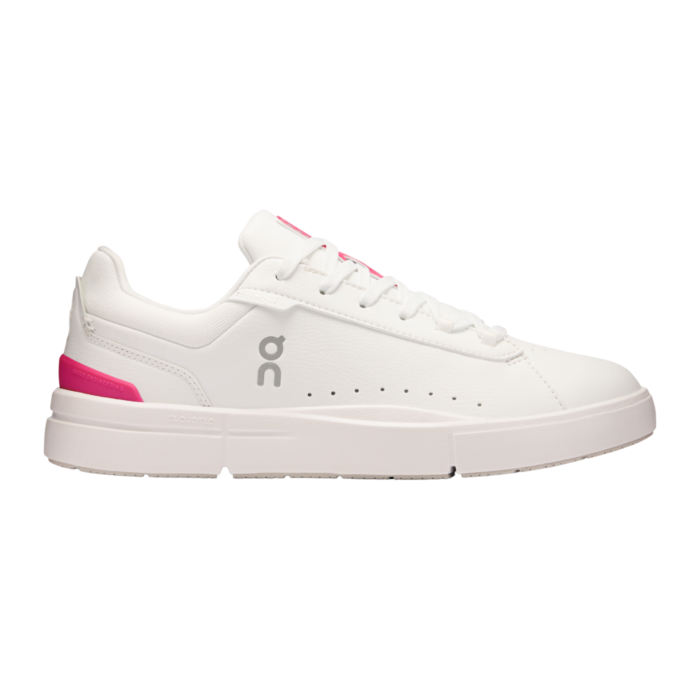 On Running The Roger Advantage Tennis Shoes Women - White/Pink Tennis Shoes On Running