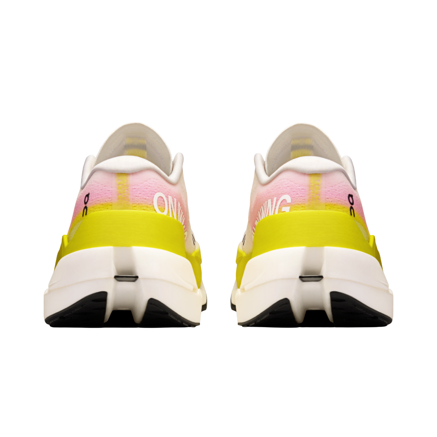On Running Cloudboom Max Running Shoe Women - White/Yellow Running Shoes On Running