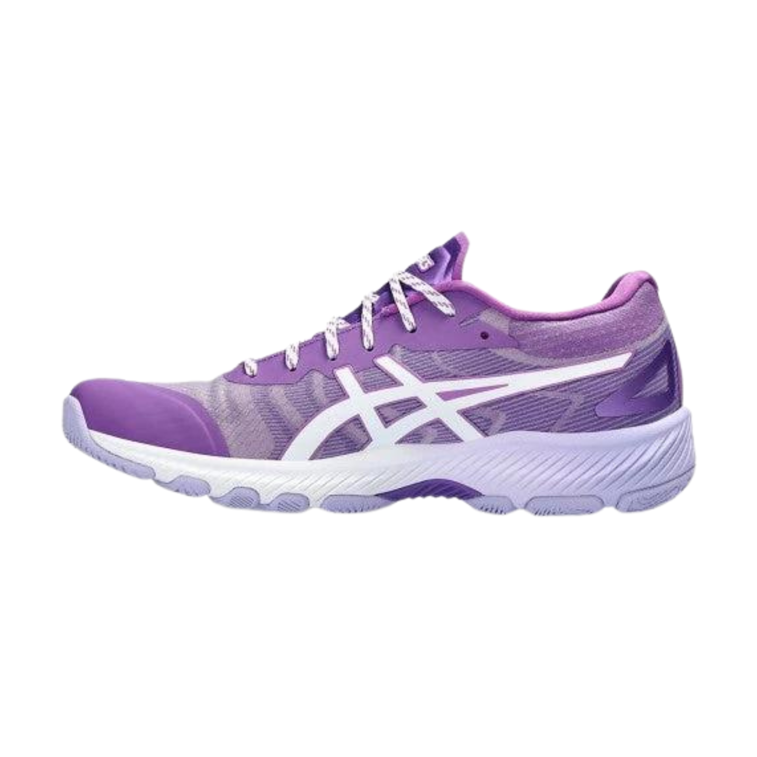 ASICS NETBURNER PROFESSIONAL FF 3 Netball Shoe - Women 500 CYBER GRAPE WHITE Netball Shoe Asics