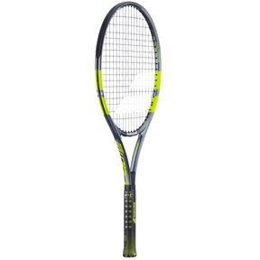 Babolat Carlitos Junior 26 2026 Badminton Racket Strung - Grey/Yellow Tennis Rackets Babolat