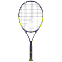 Babolat Carlitos Junior 26 2026 Badminton Racket Strung - Grey/Yellow Grey Yellow 26" Tennis Rackets Babolat