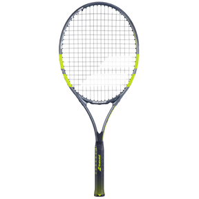 Babolat Carlitos Junior 26 2026 Badminton Racket Strung - Grey/Yellow Grey Yellow 26" Tennis Rackets Babolat