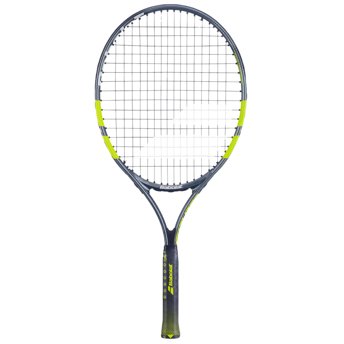 Babolat Carlitos Junior 23 2026 Badminton Racket Strung - Grey/Yellow Grey Yellow 23" Tennis Rackets Babolat