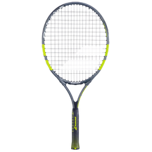 Babolat Carlitos Junior 23 2026 Badminton Racket Strung - Grey/Yellow Grey Yellow 23" Tennis Rackets Babolat