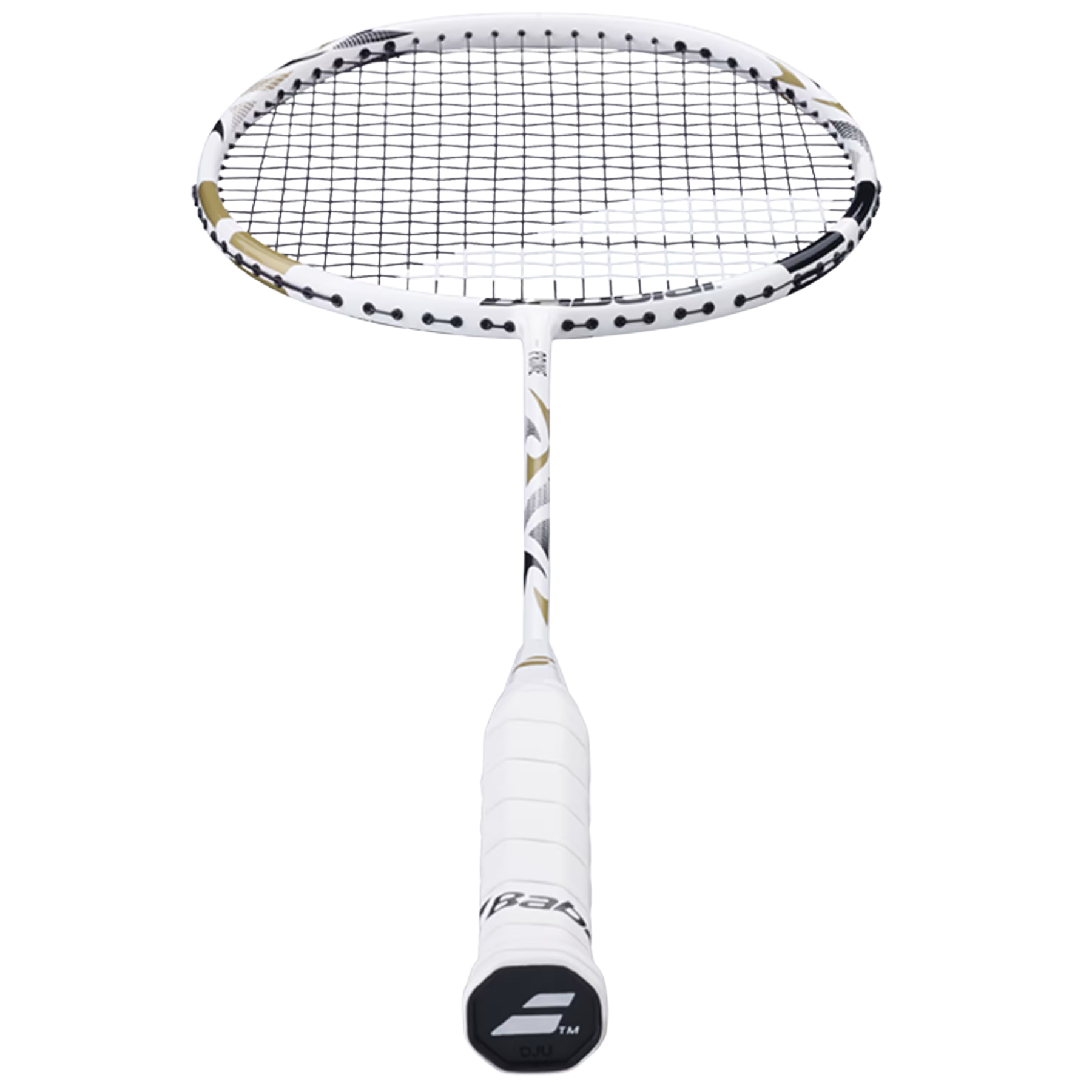 Babolat Prime 2026 Badminton Racket Strung - White/Gold Badminton Rackets Babolat