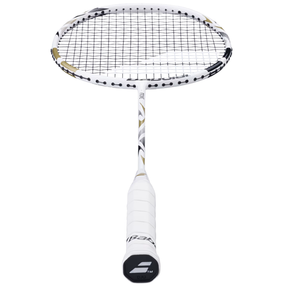 Babolat Prime 2026 Badminton Racket Strung - White/Gold Badminton Rackets Babolat