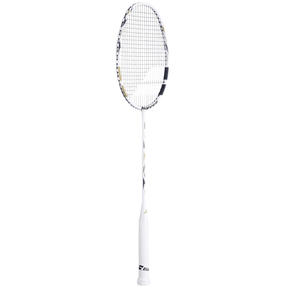 Babolat Prime 2026 Badminton Racket Strung - White/Gold Badminton Rackets Babolat