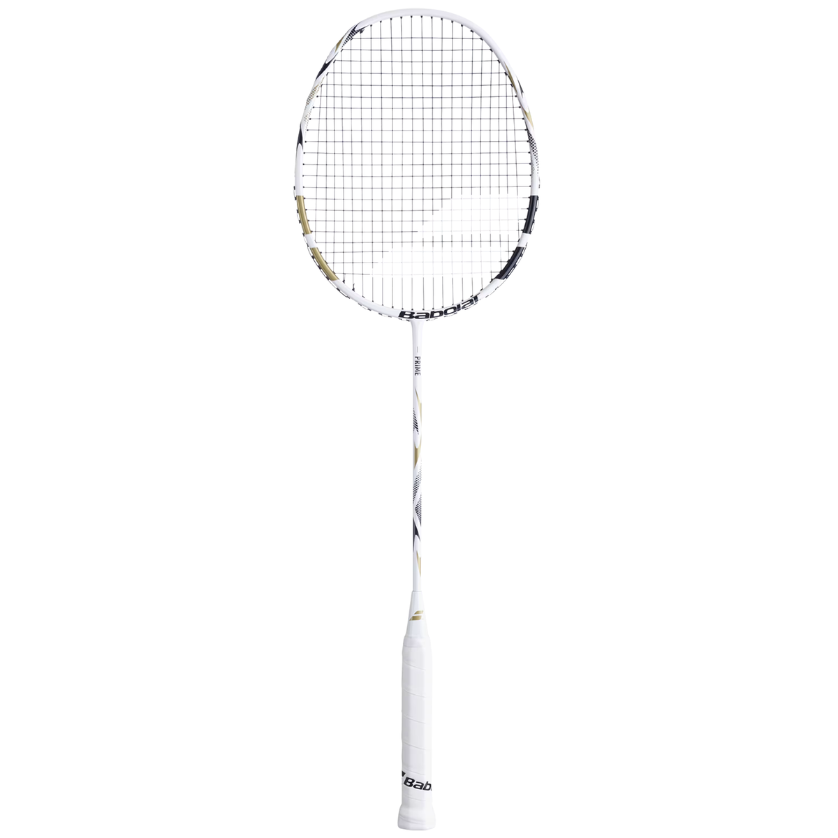Babolat Prime 2026 Badminton Racket Strung - White/Gold White Gold G1 Badminton Rackets Babolat