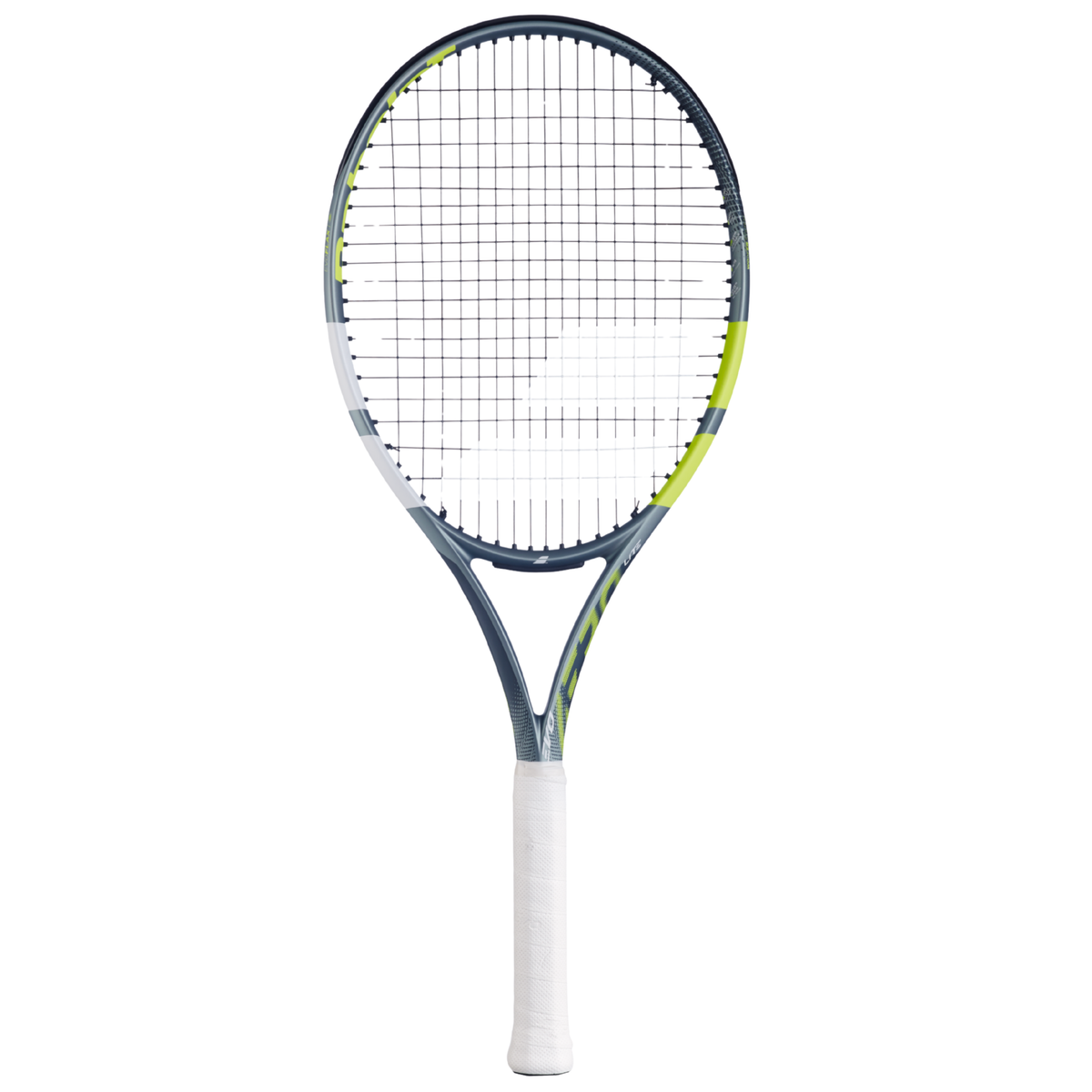 Babolat Evo Aero Lite 2026 Tennis Racket Strung - Grey/Yellow Tennis Rackets Babolat