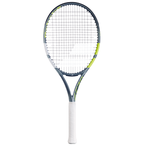 Babolat Evo Aero Lite 2026 Tennis Racket Strung - Grey/Yellow Tennis Rackets Babolat
