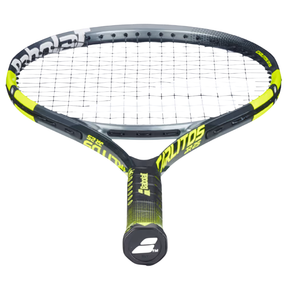 Babolat Carlitos Junior 25 2026 Badminton Racket Strung - Grey/Yellow Tennis Rackets Babolat