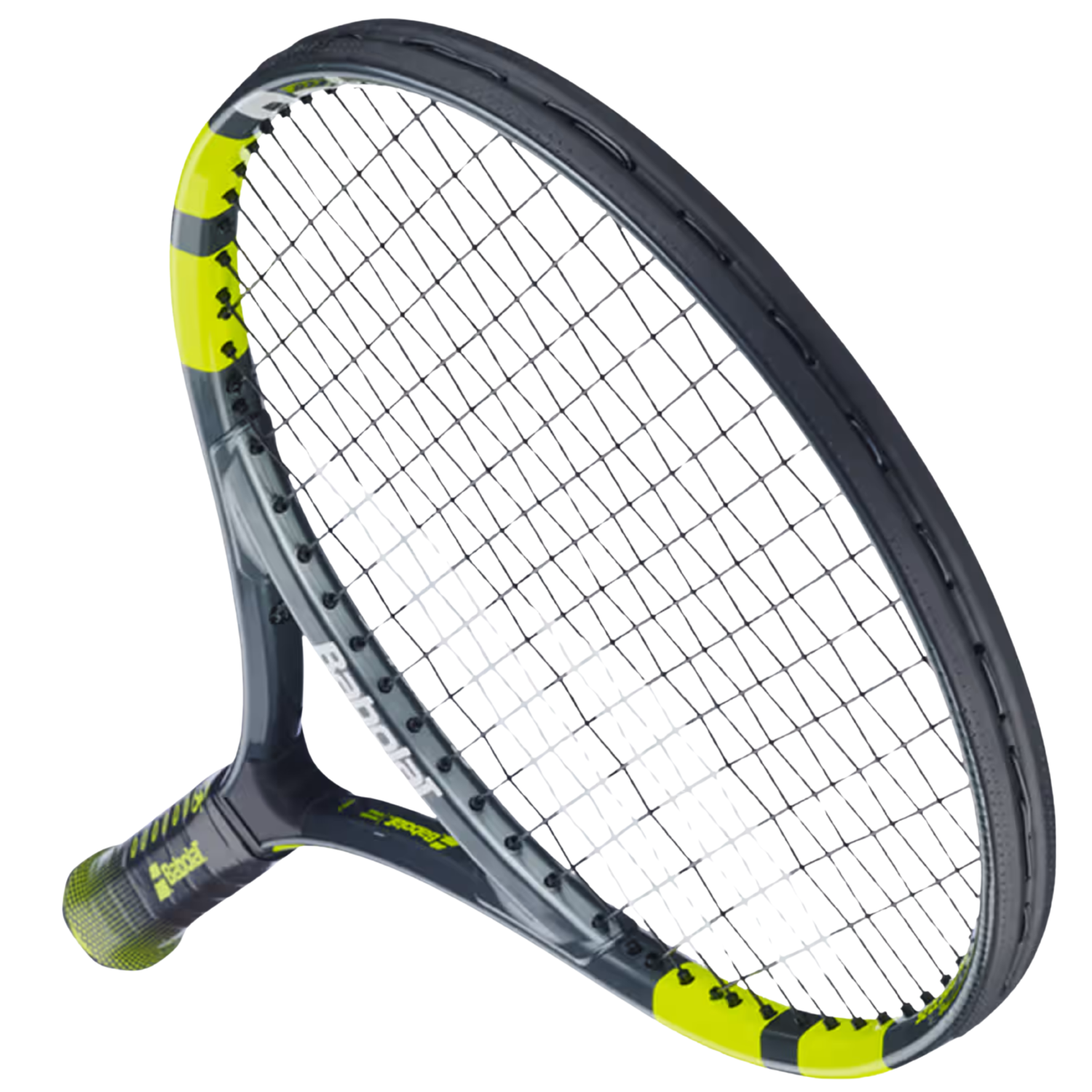 Babolat Carlitos Junior 25 2026 Badminton Racket Strung - Grey/Yellow Tennis Rackets Babolat