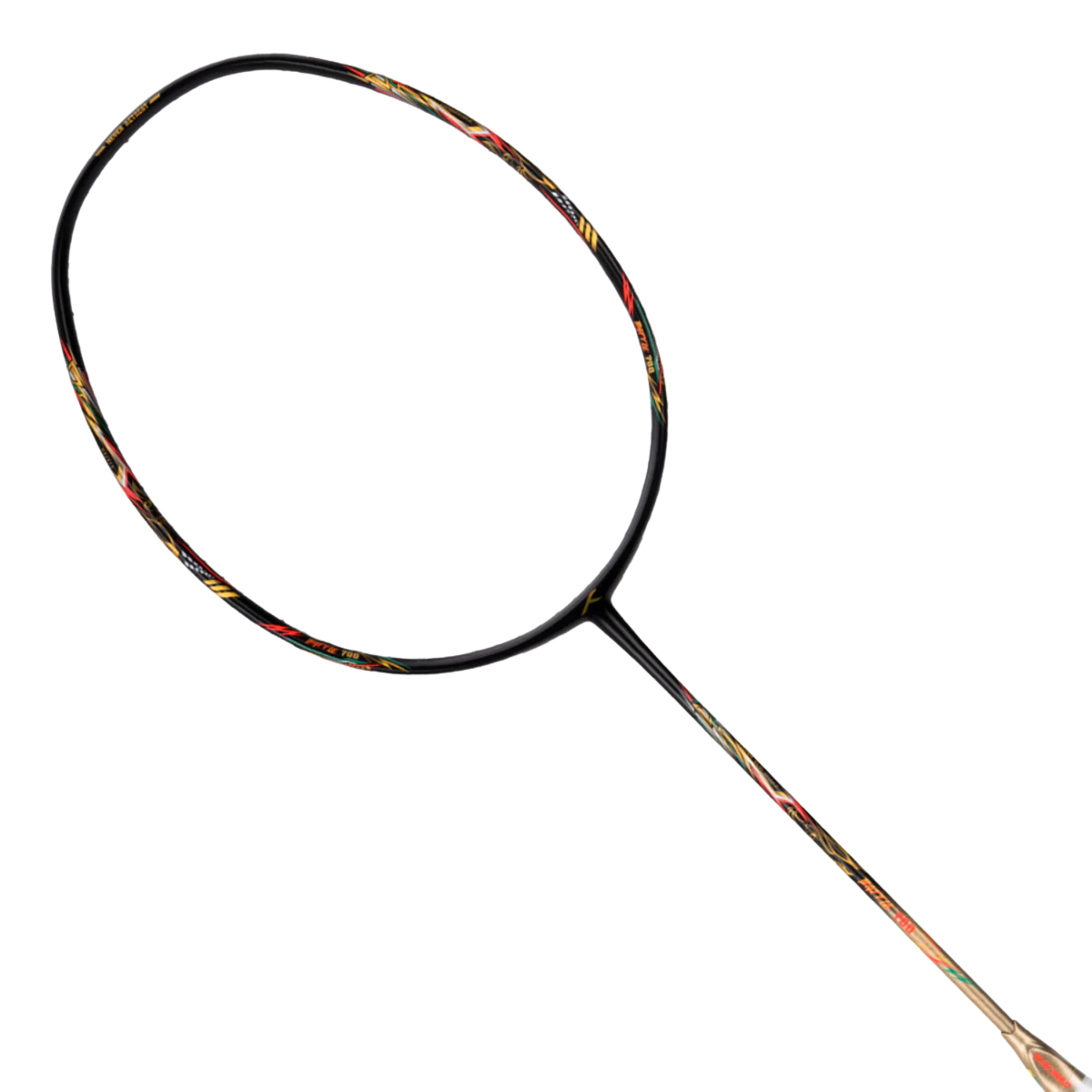 Hundred Battle 700 4U Badminton Racket - Charcoal/Gold/Orange Charcoal Gold Orange 4U6 Badminton Rackets Hundred