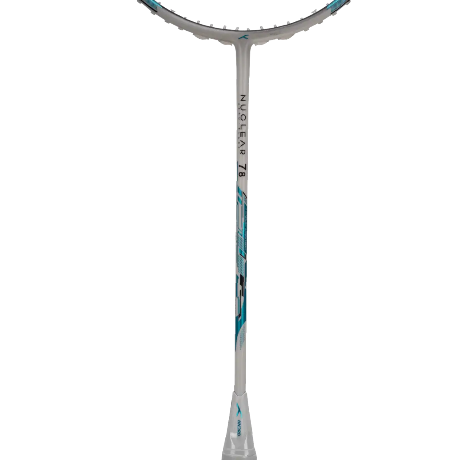 Hundred Nuclear 78 5U Badminton Racket - White/Blue Badminton Rackets Hundred
