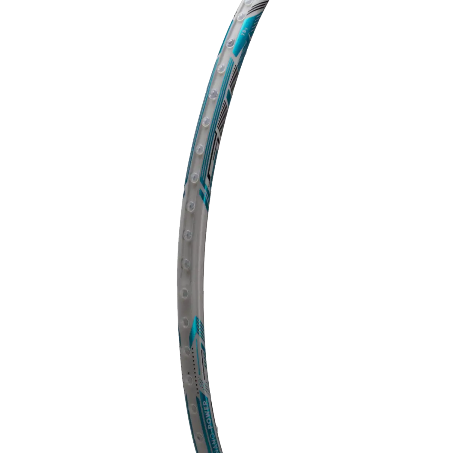 Hundred Nuclear 78 5U Badminton Racket - White/Blue Badminton Rackets Hundred
