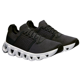 On Cloudswift 4 Running Shoes Women - Black/White Running Shoes On Running