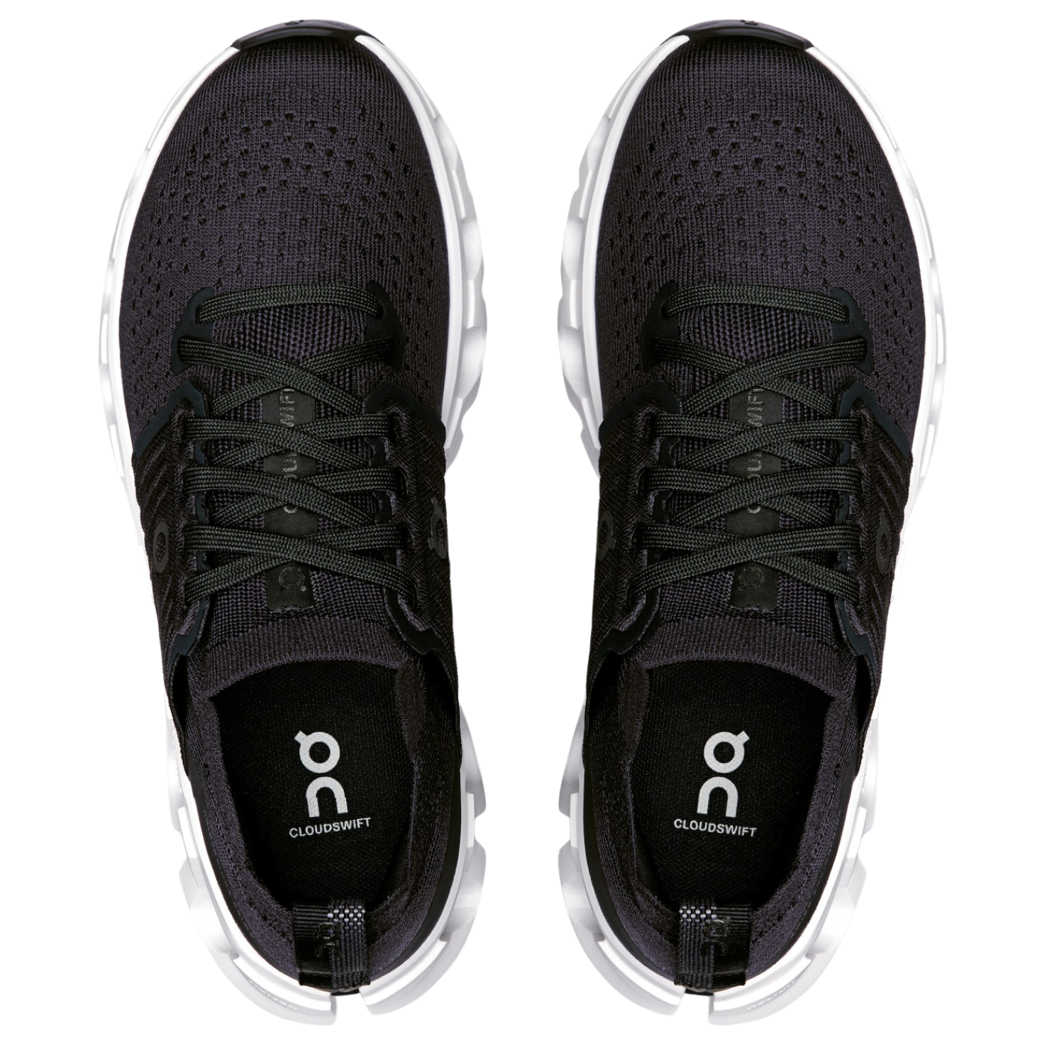 On Cloudswift 4 Running Shoes Women - Black/White Running Shoes On Running