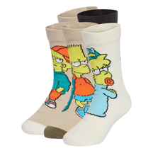 Adidas The Simpsons 5 Pack Socks Kids - Beige/Brown Brown Beige Clothing Adidas