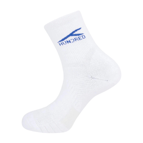 Hundred Quarter Socks - White/Blue White Blue One Size Clothing Hundred