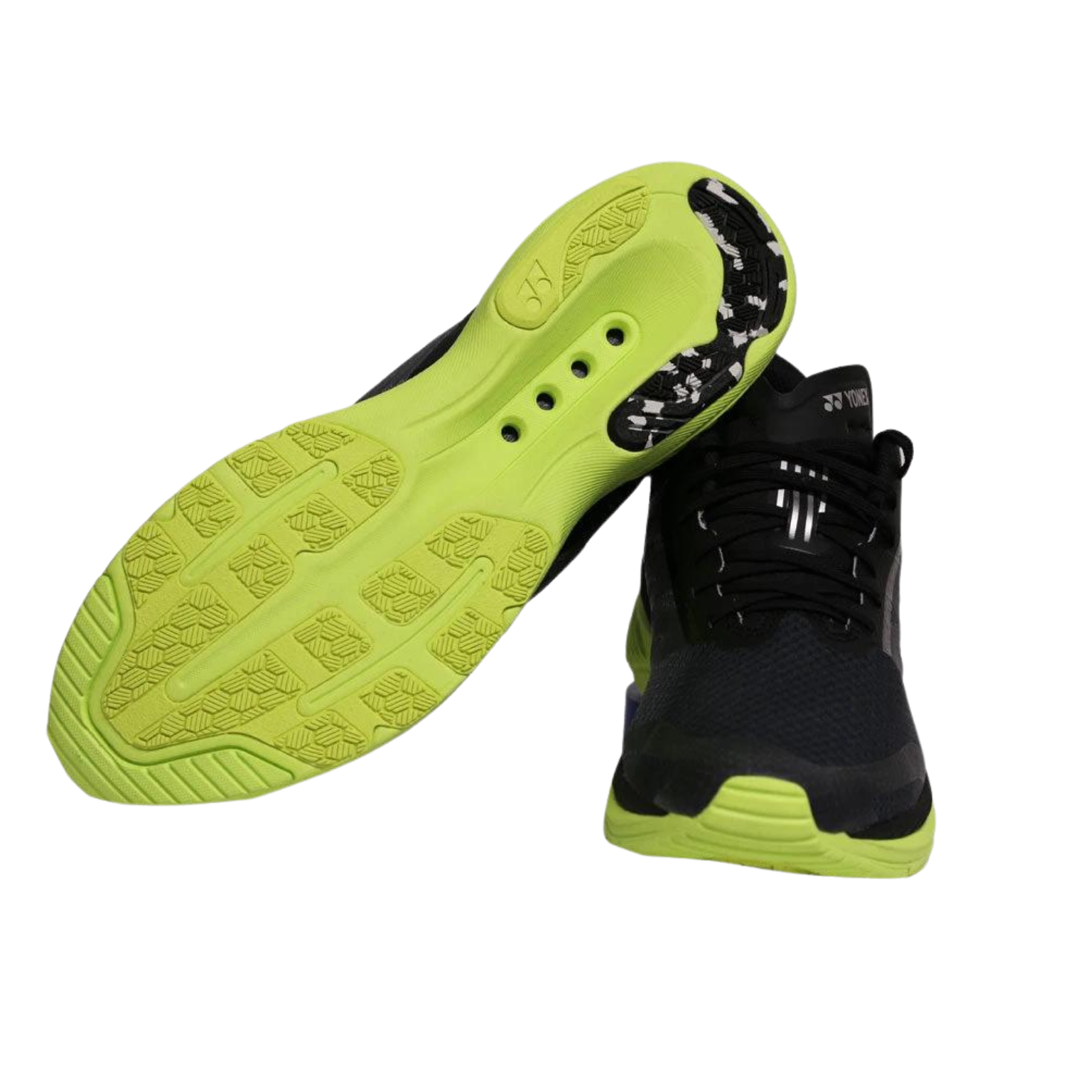 Yonex Power Cushion Saferun 100X Running Shoes Mens (Black/Yellow) Clearance Yonex