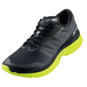 Yonex Power Cushion Saferun 100X Running Shoes Mens (Black/Yellow) Clearance Yonex