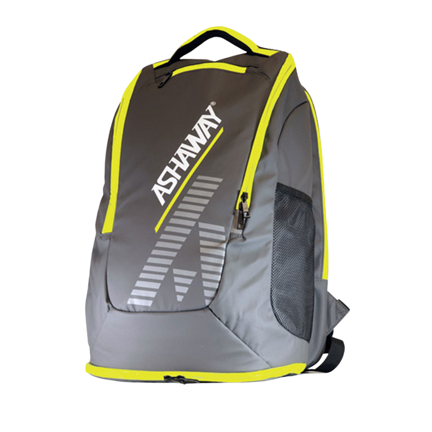Ashaway AHS10 Backpack - Grey/Yellow Grey Yellow Backpack Luggage Ashaway