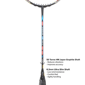Apacs Z-Ziggler LHI PRO III Badminton Racket - Blue Badminton Rackets Apacs