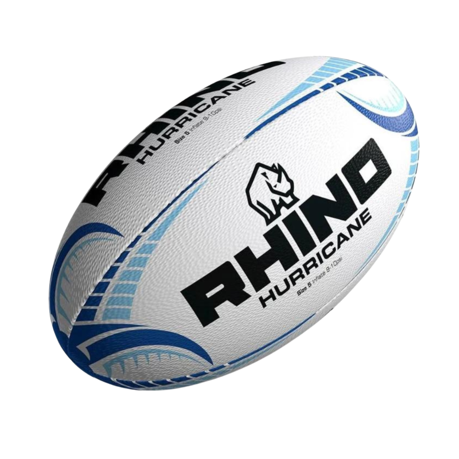 Rhino HURRICANE Rugby Training Ball White Rugby Training Ball Rhino