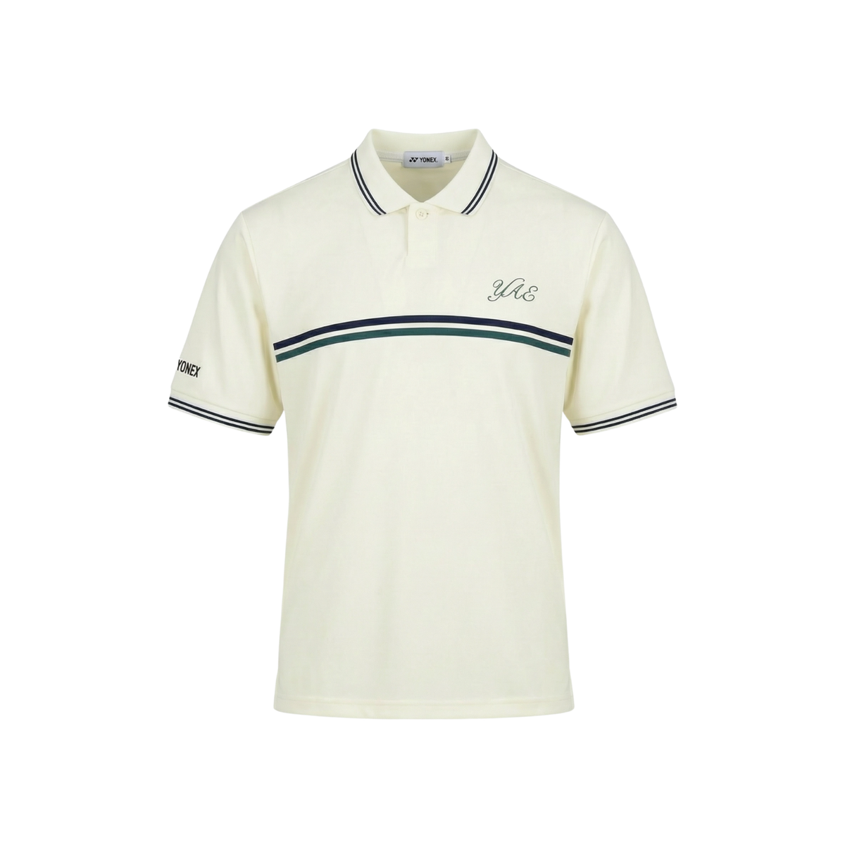 Yonex All England 1899 S/S Polo Shirt 26 - Cream Cream Clothing Yonex
