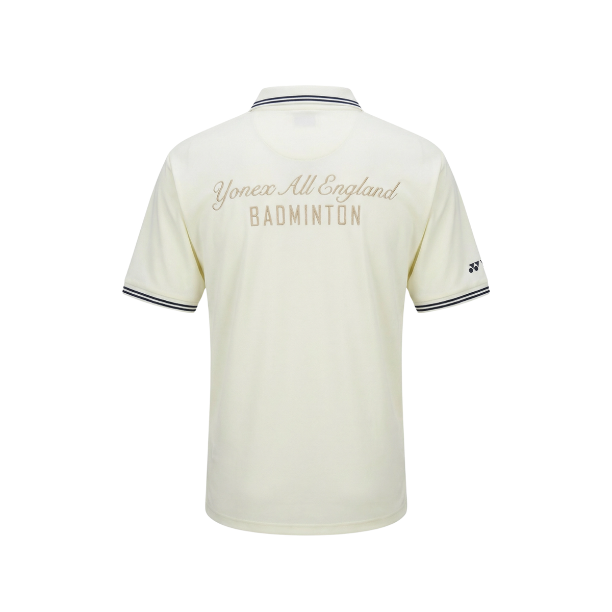 Yonex All England 1899 S/S Polo Shirt 26 - Cream Clothing Yonex