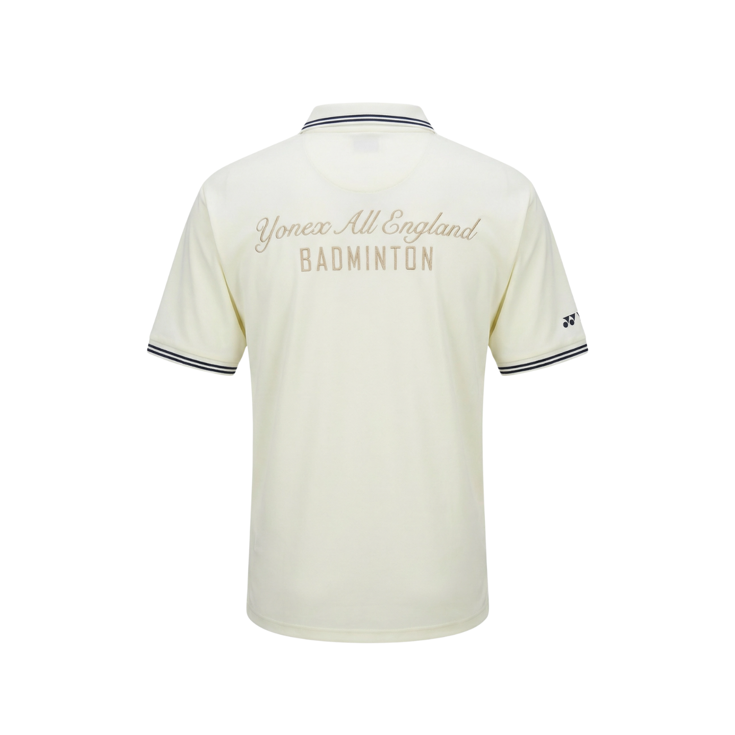 Yonex All England 1899 S/S Polo Shirt 26 - Cream Clothing Yonex