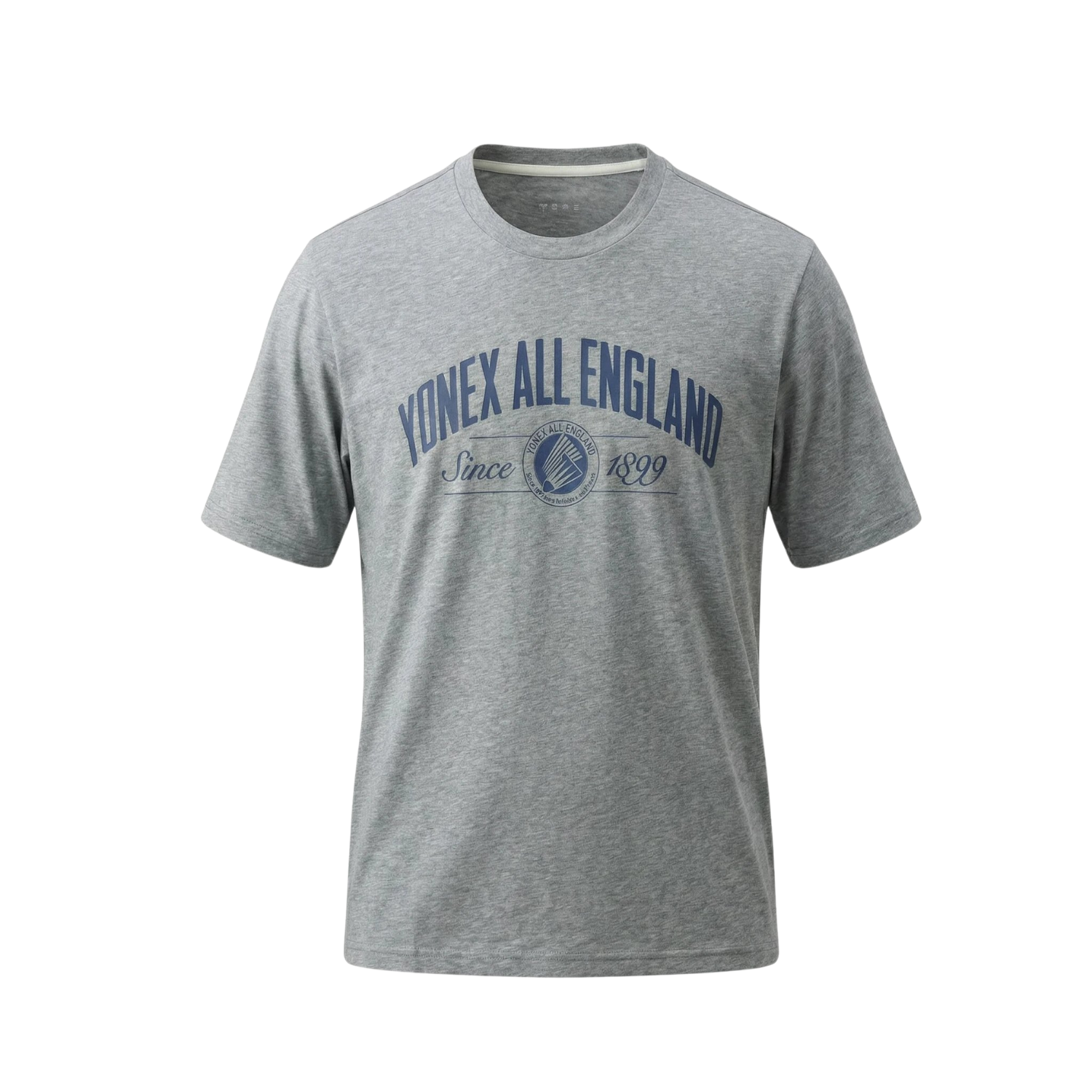 Yonex All England 1899 Crew Neck SS Top 26 - Heather Heather Clothing Yonex
