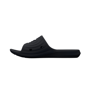 UA Womens Locker IV Slides 3027013 Black White Slides Under Armour