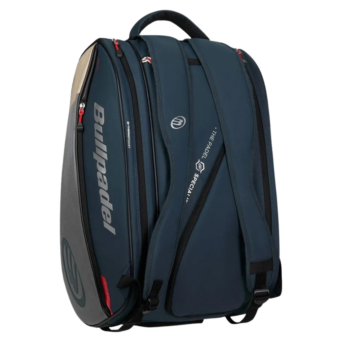 Bullpadel Neuron Racket Bag - Grey/Navy Luggage BullPadel