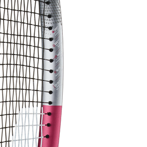Babolat Boost Aero Pink 2026 Strung Tennis Racket - Grey/Pink Tennis Rackets Babolat