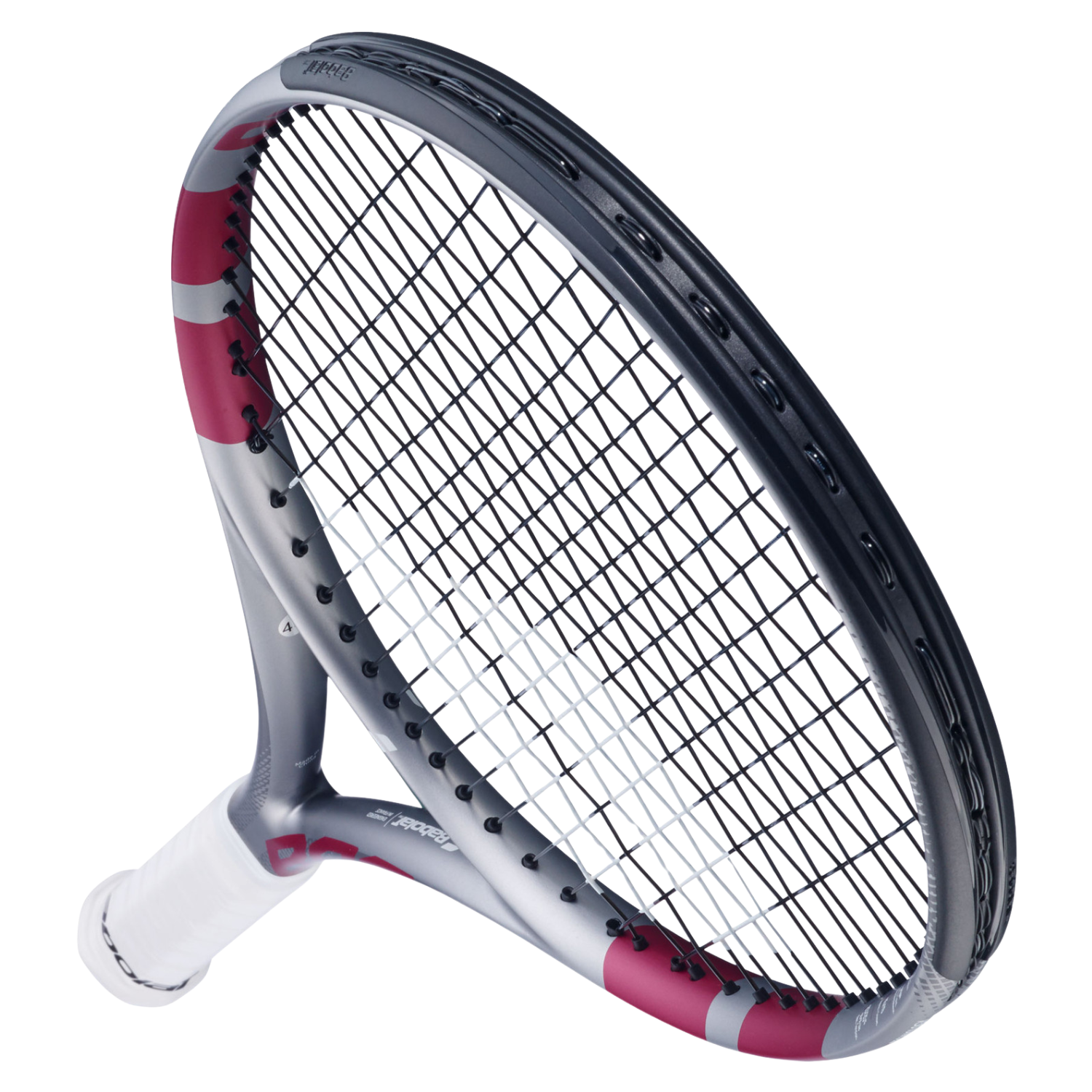 Babolat Boost Aero Pink 2026 Strung Tennis Racket - Grey/Pink Tennis Rackets Babolat
