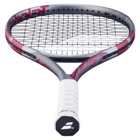 Babolat Boost Aero Pink 2026 Strung Tennis Racket - Grey/Pink Tennis Rackets Babolat