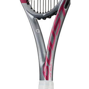 Babolat Boost Aero Pink 2026 Strung Tennis Racket - Grey/Pink Tennis Rackets Babolat