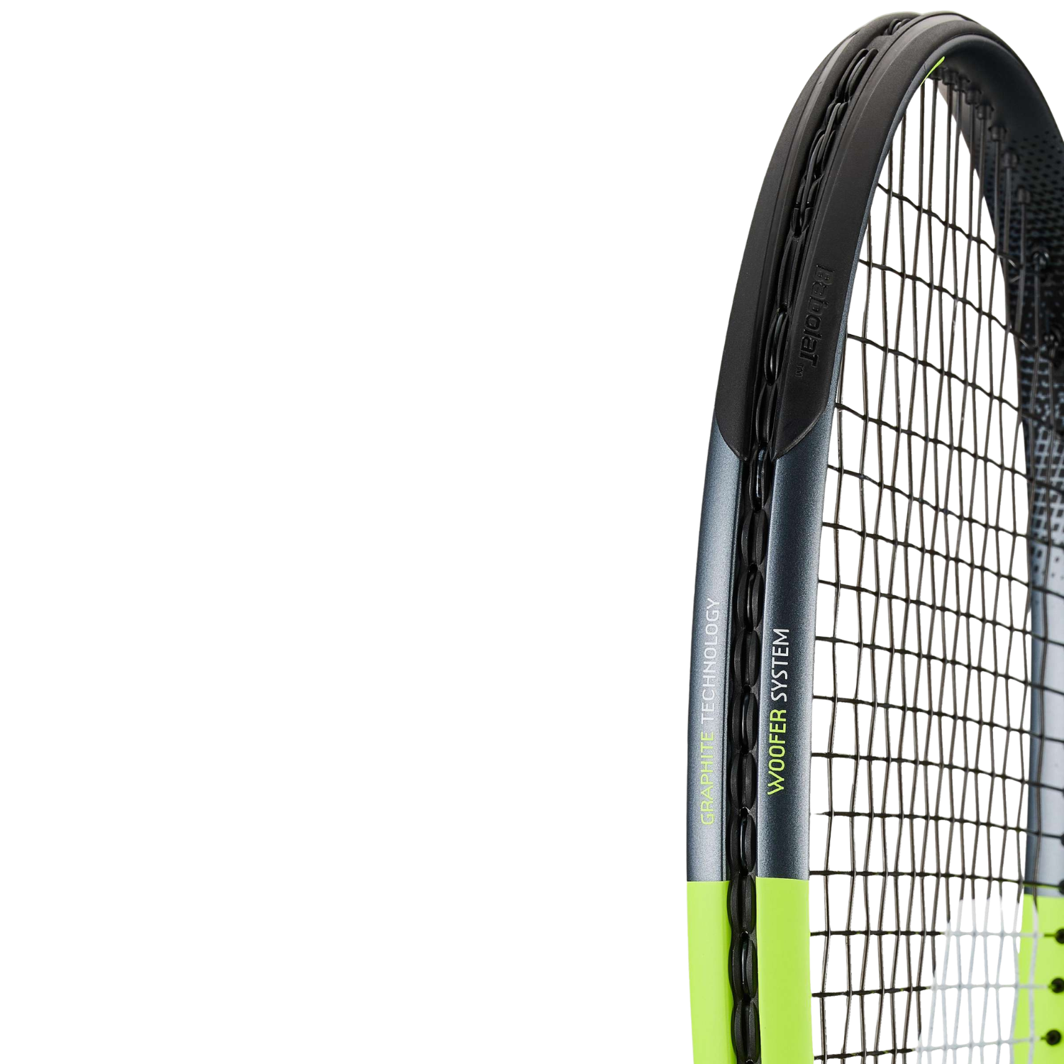 Babolat Boost Aero 2026 Strung Tennis Racket - Grey/Yellow Tennis Rackets Babolat