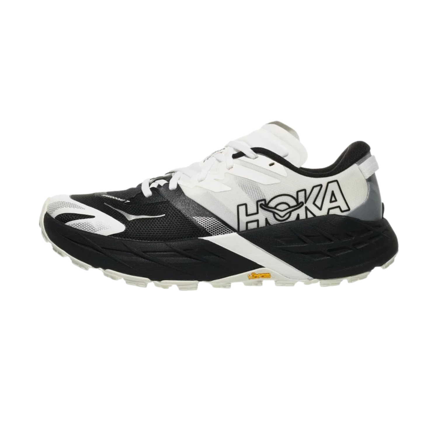 Hoka Speedgoat 7 Wide Running Shoe Men - Black/White Running Shoes Hoka