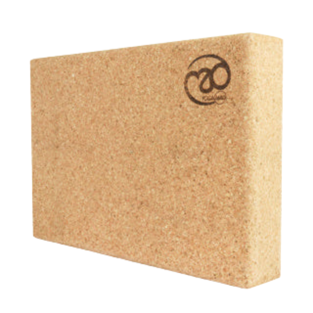 Yoga-Mad Cork Yoga Block Cork Brown One Size Exercise & Fitness Fitness Mad